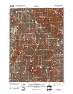 Ervay Basin SW 2012 topographic map thumbnail
