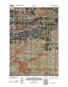 Gilmore Hill NW 2012 topographic map thumbnail