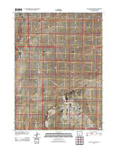 Eagles Nest Draw 2012 topographic map thumbnail