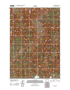 Cook Peak 2012 topographic map thumbnail