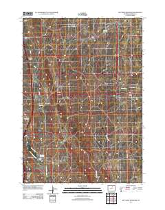 Dry Creek Reservoir 2012 topographic map thumbnail