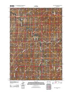 Dry Fork Ranch 2012 topographic map thumbnail