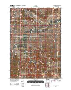 Gaff Creek 2012 topographic map thumbnail