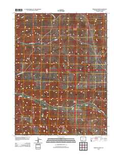 Firehole Basin 2012 topographic map thumbnail