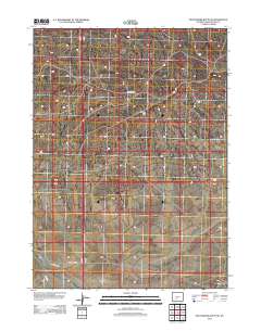 Five Fingers Butte NE 2012 topographic map thumbnail