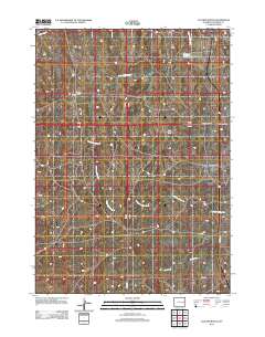 Clausen Ranch 2012 topographic map thumbnail