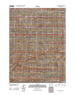 Clay Buttes SW 2012 topographic map thumbnail