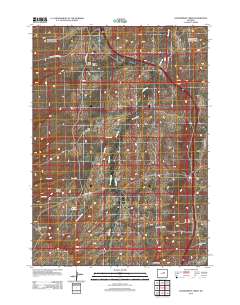 Government Creek 2012 topographic map thumbnail