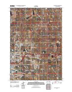Gillette East 2012 topographic map thumbnail