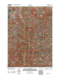 Dilts Ranch 2012 topographic map thumbnail