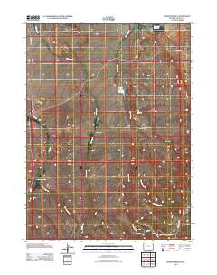 Johnson Ranch 2012 topographic map thumbnail