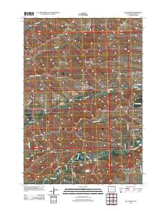 Hultz Draw 2012 topographic map thumbnail