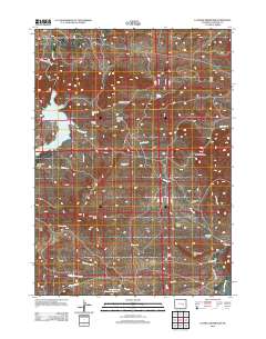 La Prele Reservoir 2012 topographic map thumbnail