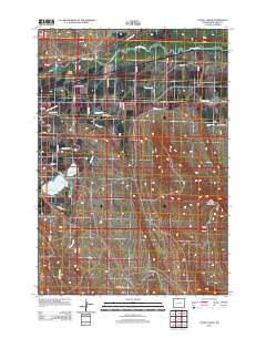 Lovell Lakes 2012 topographic map thumbnail