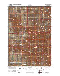 Larey Draw 2012 topographic map thumbnail