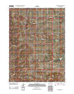 King Mountain 2012 topographic map thumbnail