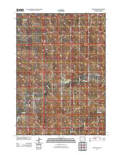 Mercer Draw 2012 topographic map thumbnail