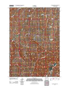 Lightning Ridge 2012 topographic map thumbnail