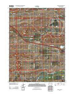 James Lake 2012 topographic map thumbnail