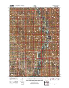 Hoe Ranch 2012 topographic map thumbnail