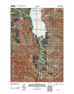 Kane 2012 topographic map thumbnail
