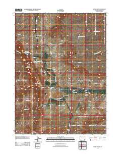 Horse Creek 2012 topographic map thumbnail