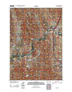 Kaycee 2012 topographic map thumbnail