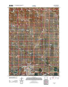 Lusk 2012 topographic map thumbnail