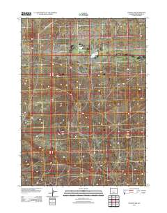 Hansen Lake 2012 topographic map thumbnail