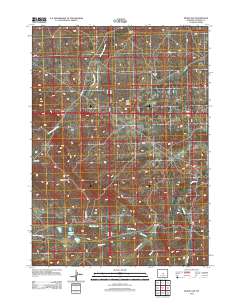 McRae Gap 2012 topographic map thumbnail
