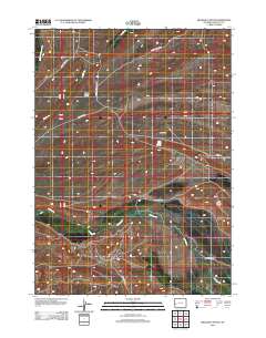 Meadow Canyon 2012 topographic map thumbnail