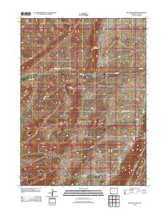 Meadow Draw 2012 topographic map thumbnail