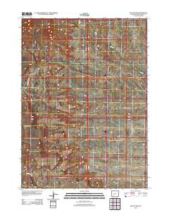 Joe Hay Rim 2012 topographic map thumbnail