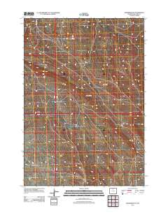 Manderson NE 2012 topographic map thumbnail