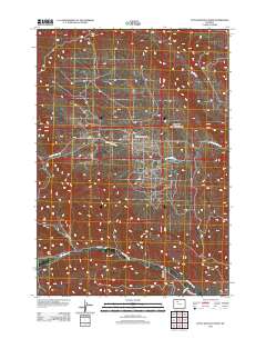 Little Buffalo Basin 2012 topographic map thumbnail