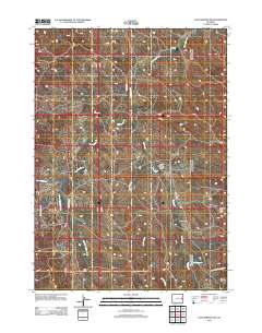 Lost Springs NW 2012 topographic map thumbnail