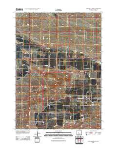 Lost Wells Butte 2012 topographic map thumbnail