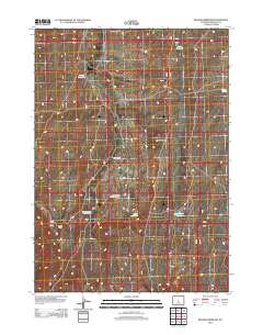Rongis Reservoir 2012 topographic map thumbnail