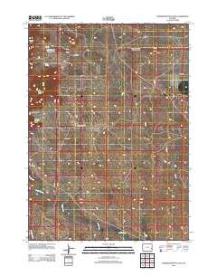 Rawhide Buttes East 2012 topographic map thumbnail