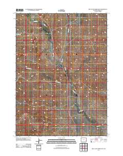 Red Cloud Creek East 2012 topographic map thumbnail