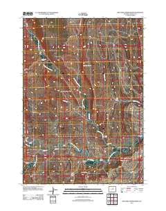 Red Fork Powder River 2012 topographic map thumbnail