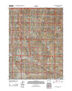 Roberson Creek 2012 topographic map thumbnail