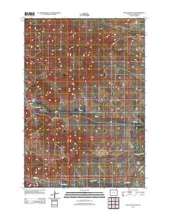 Rocky Butte SW 2012 topographic map thumbnail