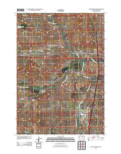 Purdy Reservoir 2012 topographic map thumbnail