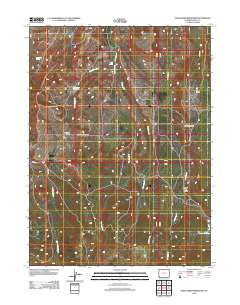 Moslander Reservoir 2012 topographic map thumbnail