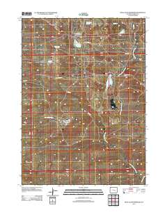 Moss Agate Reservoir 2012 topographic map thumbnail