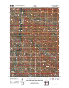 Nipple Butte 2012 topographic map thumbnail