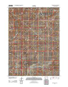 Pittman Well 2012 topographic map thumbnail