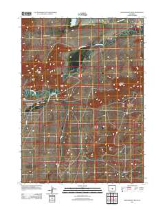 Independence Rock 2012 topographic map thumbnail