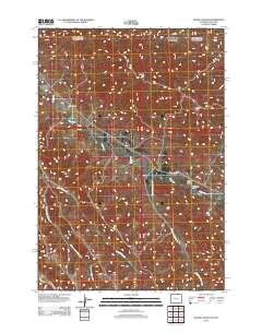 Cedar Canyon 2012 topographic map thumbnail
